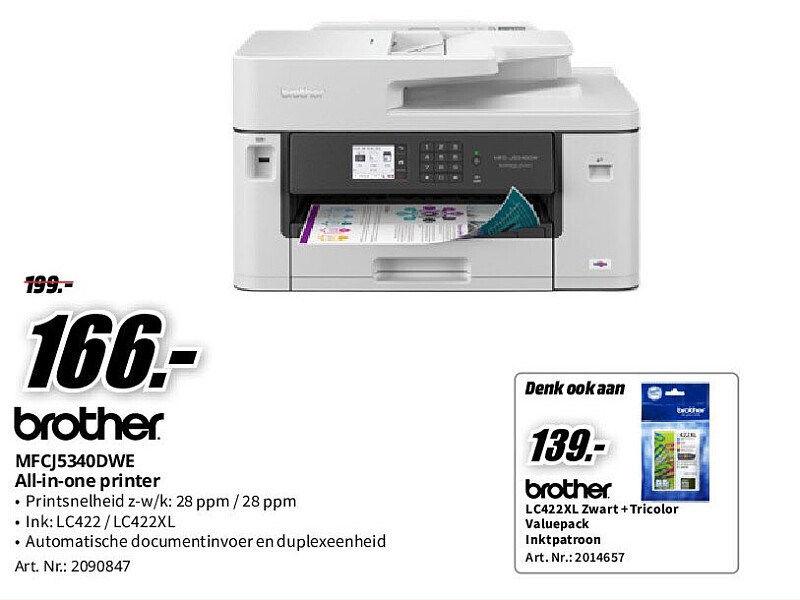 Brother MFCJ5340DWE All-in-one printer