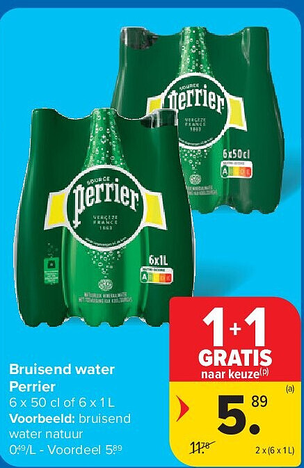 Bruisend water Perrier