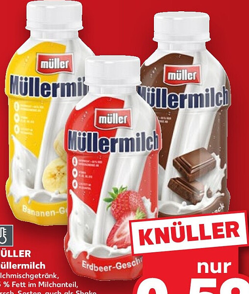 Müllermilch Milchmischgetränk
