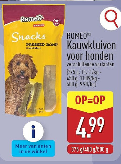 Kauwkluiven voor honden
