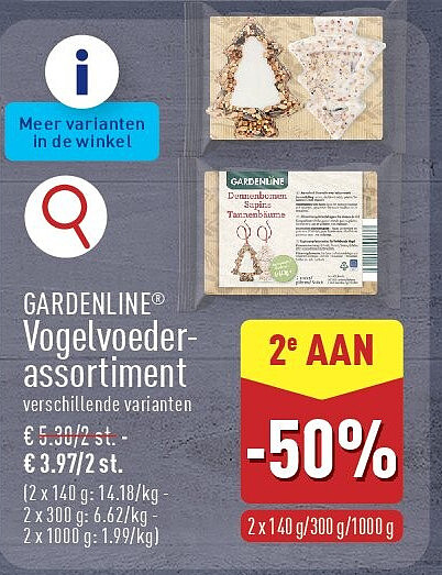 Vogelvoederassortiment