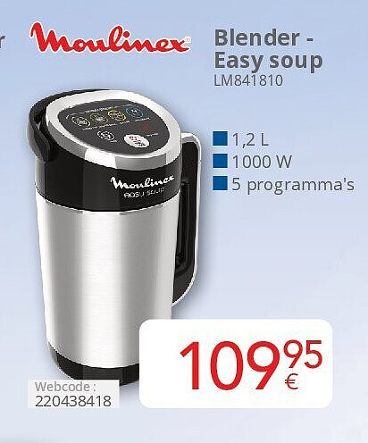 Moulinex Blender - Easy soup LM841810