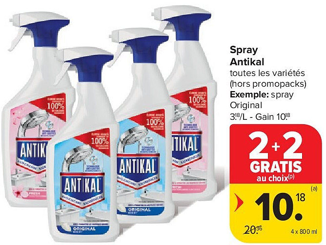 Spray Antikal 4 x 800 ml