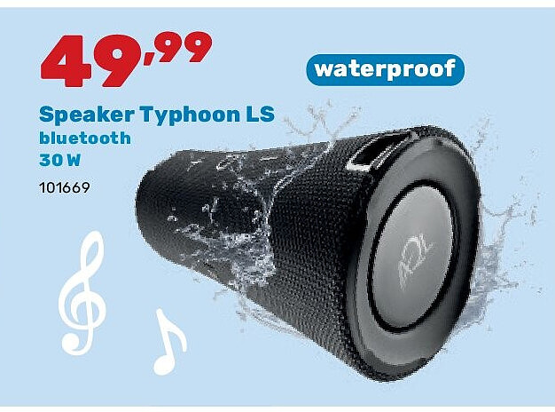 Speaker Typhoon LS bluetooth 30 W