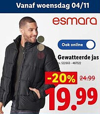 Gewatteerde jas