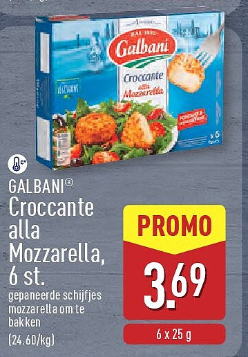 Croccante alla Mozzarella, 6st.