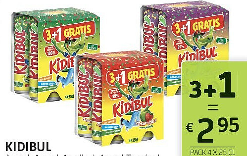 Kidibul 4 x 25 cl