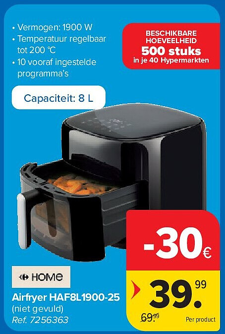 Airfryer HAF8L1900-25
