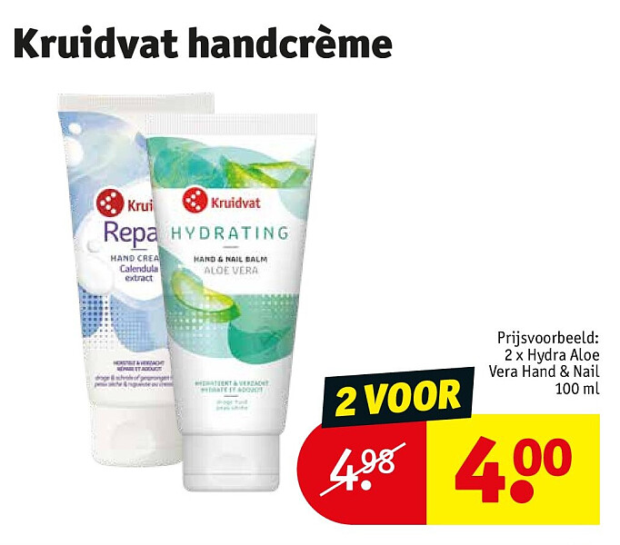 Kruidvat handcrème