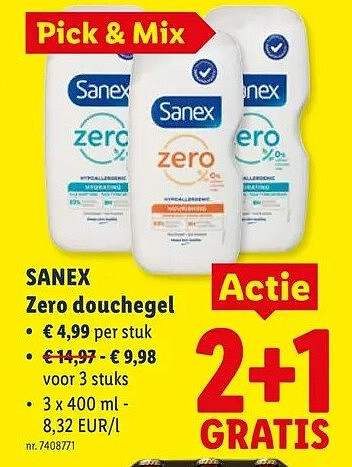 SANEX Zero douchegel