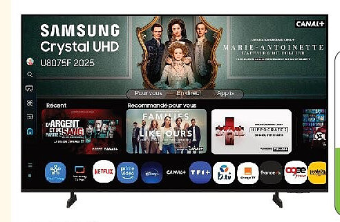 TV LED 58 pouces / 146 cm Samsung TU58U8075F/U8005F