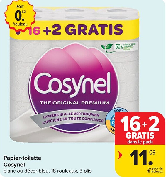 Papier-toilette Cosynel