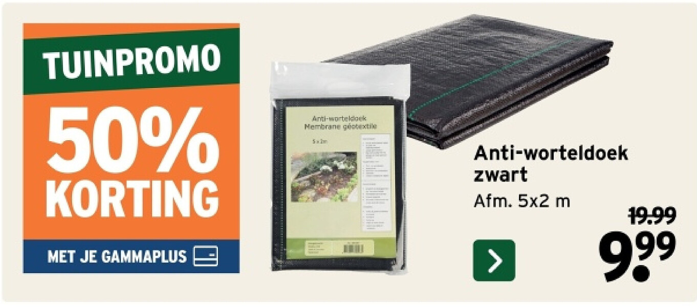 Anti-worteldoek zwart