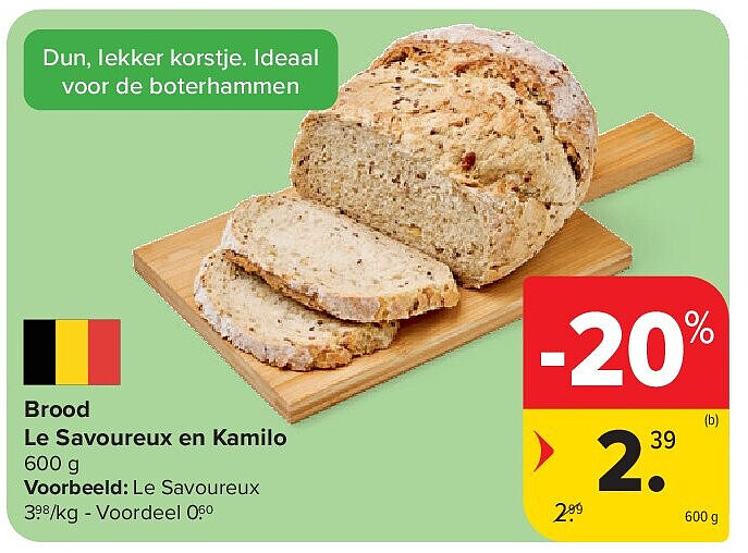 Brood Le Savoureux en Kamilo