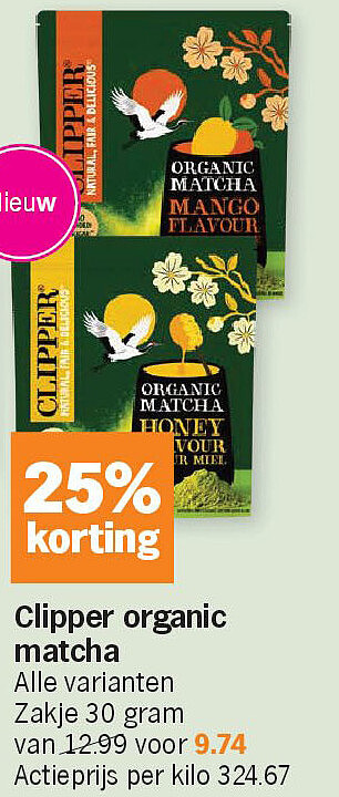 Clipper organic matcha