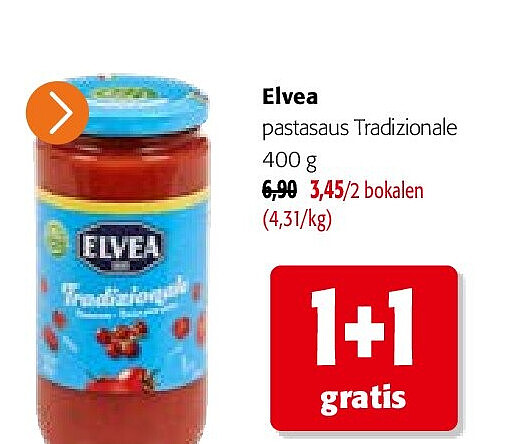 Elvea pastasaus Tradizionale 400 g