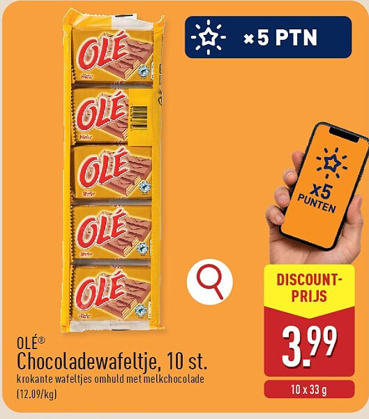 Chocoladewafeltje,10st.