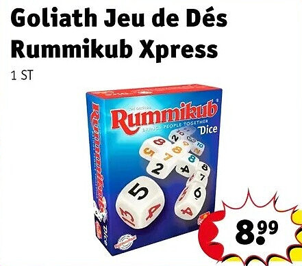 Goliath Jeu de Dés Rummikub Xpress