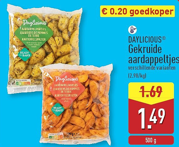 Gekruide aardappeltjes