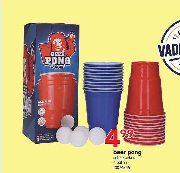 beer pong
