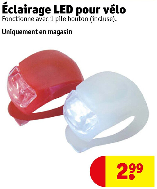 Éclairage LED pour vélo