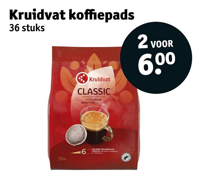 Kruidvat koffiepads