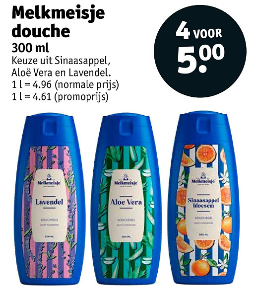 Melkmeisje douche