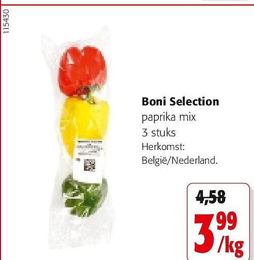 Boni Selection paprika mix 3 stuks