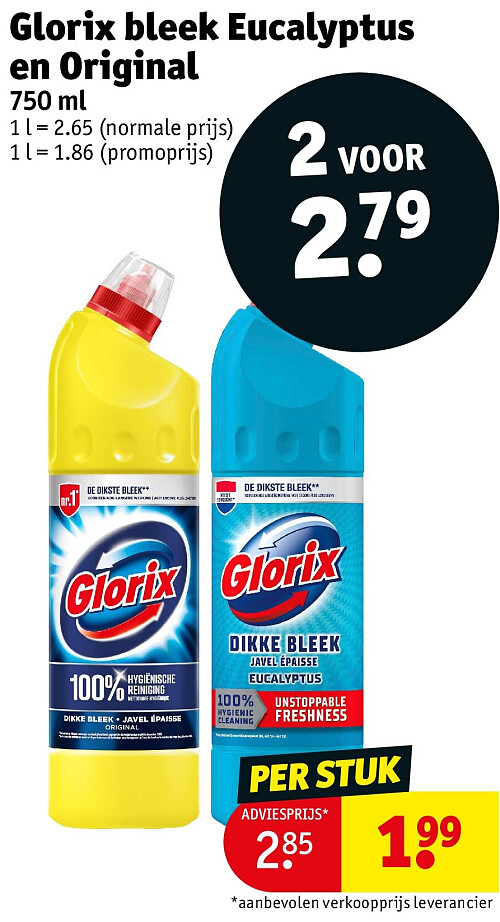 Glorix bleek Eucalyptus en Original