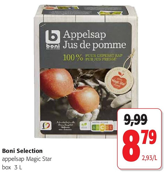 Boni Selection appelsap Magic Star box 3 L