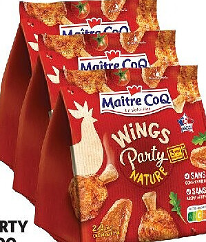 Wings Party Maître Coq