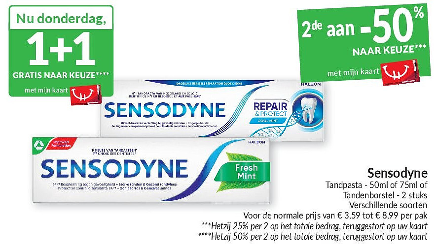 Sensodyne Tandpasta of tandenborstel