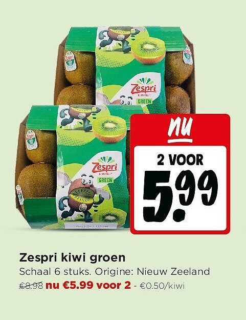 Zespri kiwi groen