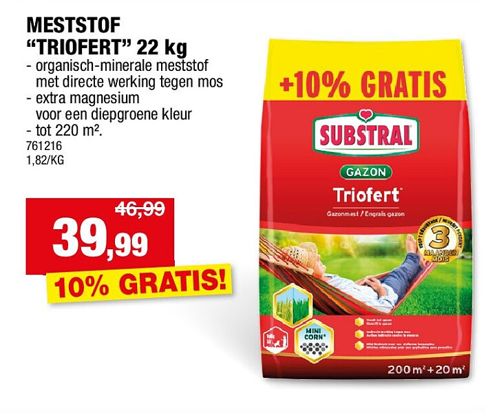 MESTSTOF “TRIOFERT” 22 kg
