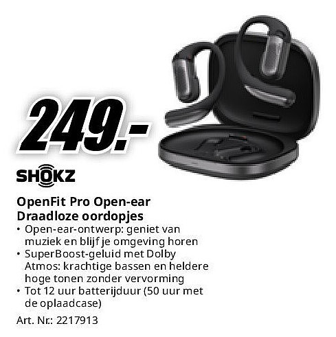 OpenFit Pro Open-ear Draadloze oordopjes