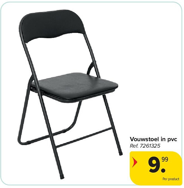 Vouwstoel in pvc