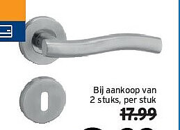 Novidade deurkruk set Derby inox