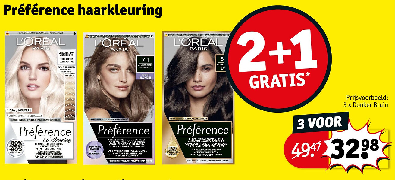Préférence haarkleuring