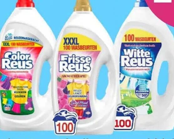 Witte Reus Vloeibaar Wasmiddel 100 wasbeurten