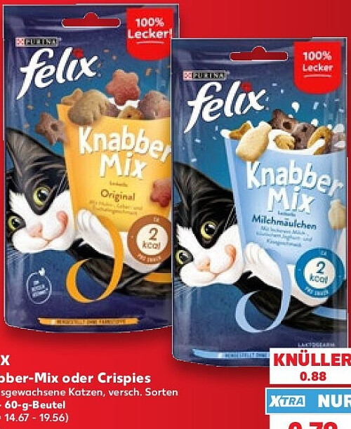 FELIX Knabber-Mix oder Crispies