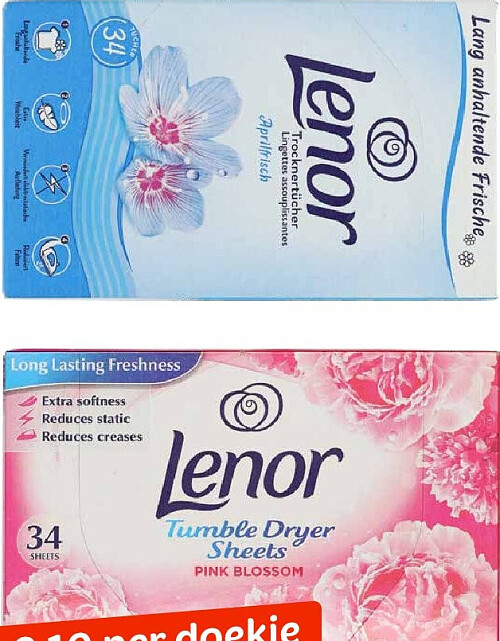 Lenor droogdoekjes