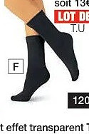 Lot de 2 paires de chaussettes Thermolactyl opaques