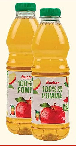 Pur jus de pomme Auchan