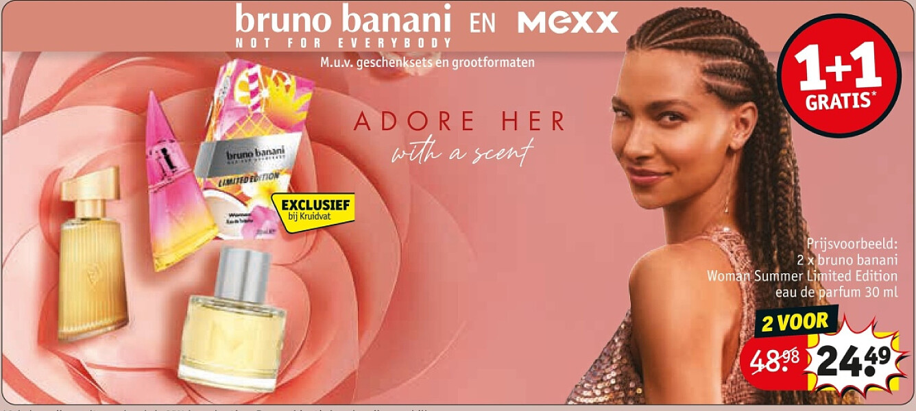 2 x bruno banani Woman Summer Limited Edition eau de parfum 30 ml