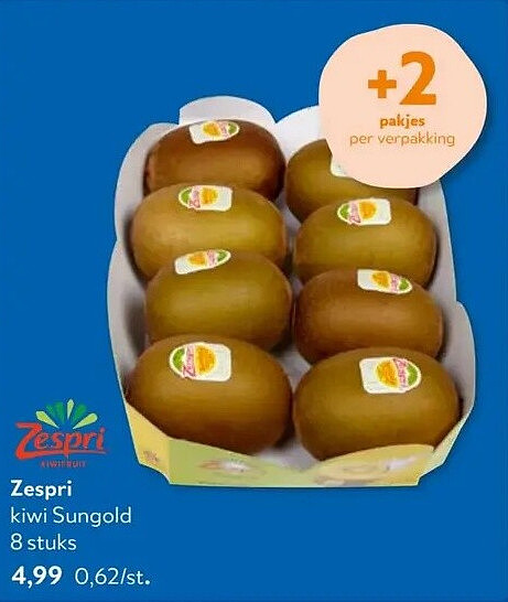 Zespri kiwi Sungold 8 stuks