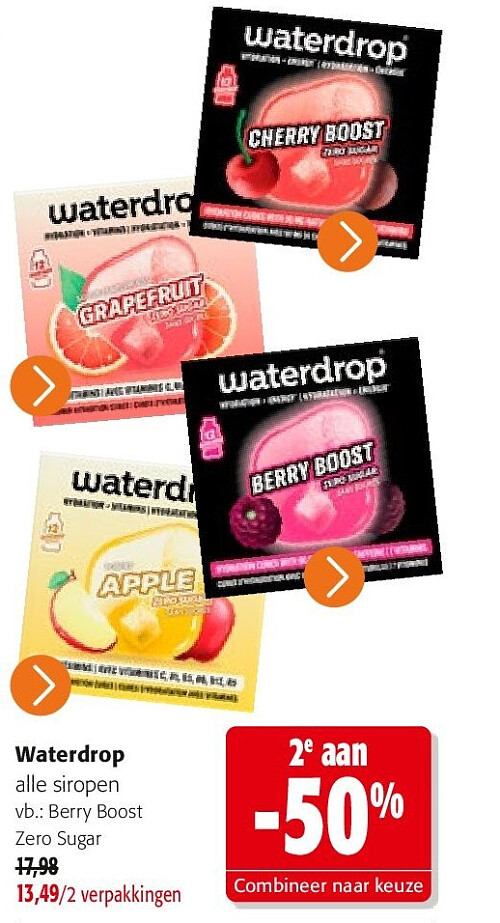 Waterdrop Berry Boost Zero Sugar