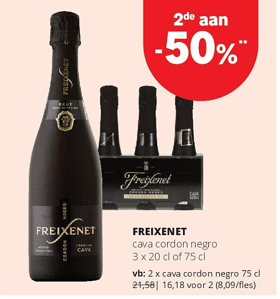 FREIXENET cava cordon negro 75 cl