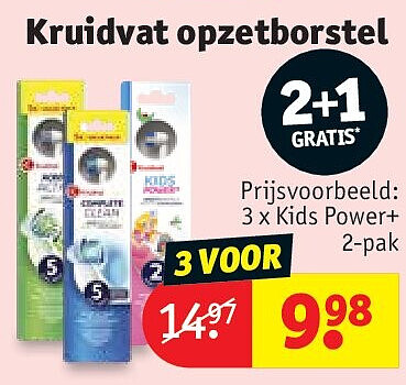 Kruidvat opzetborstel