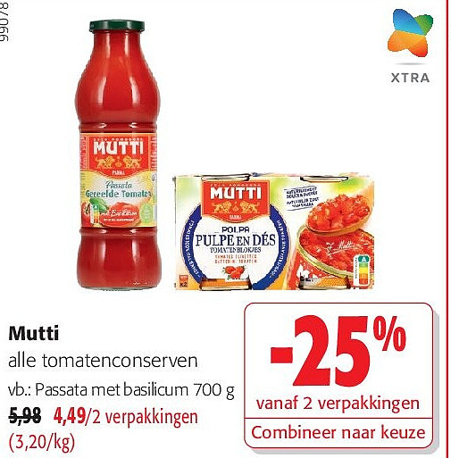 Mutti Passata met basilicum 700 g