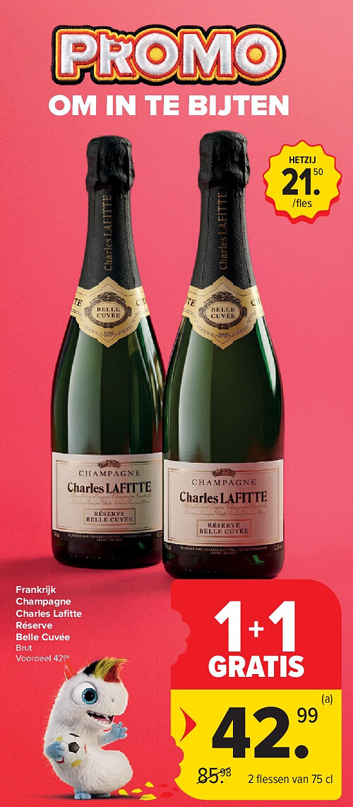 Frankrijk Champagne Charles Lafi tte Réserve Belle Cuvée